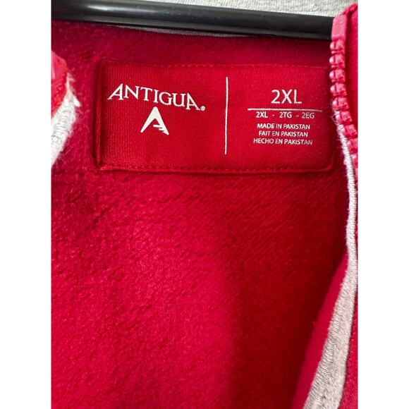 Kansas City Chiefs KC Red Antigua Victory Long Sleeve Full Zip Jacket Men's 2XL - Picture 9 of 11